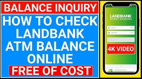 landbank atm balance inquiry app|Balance Inquiry .